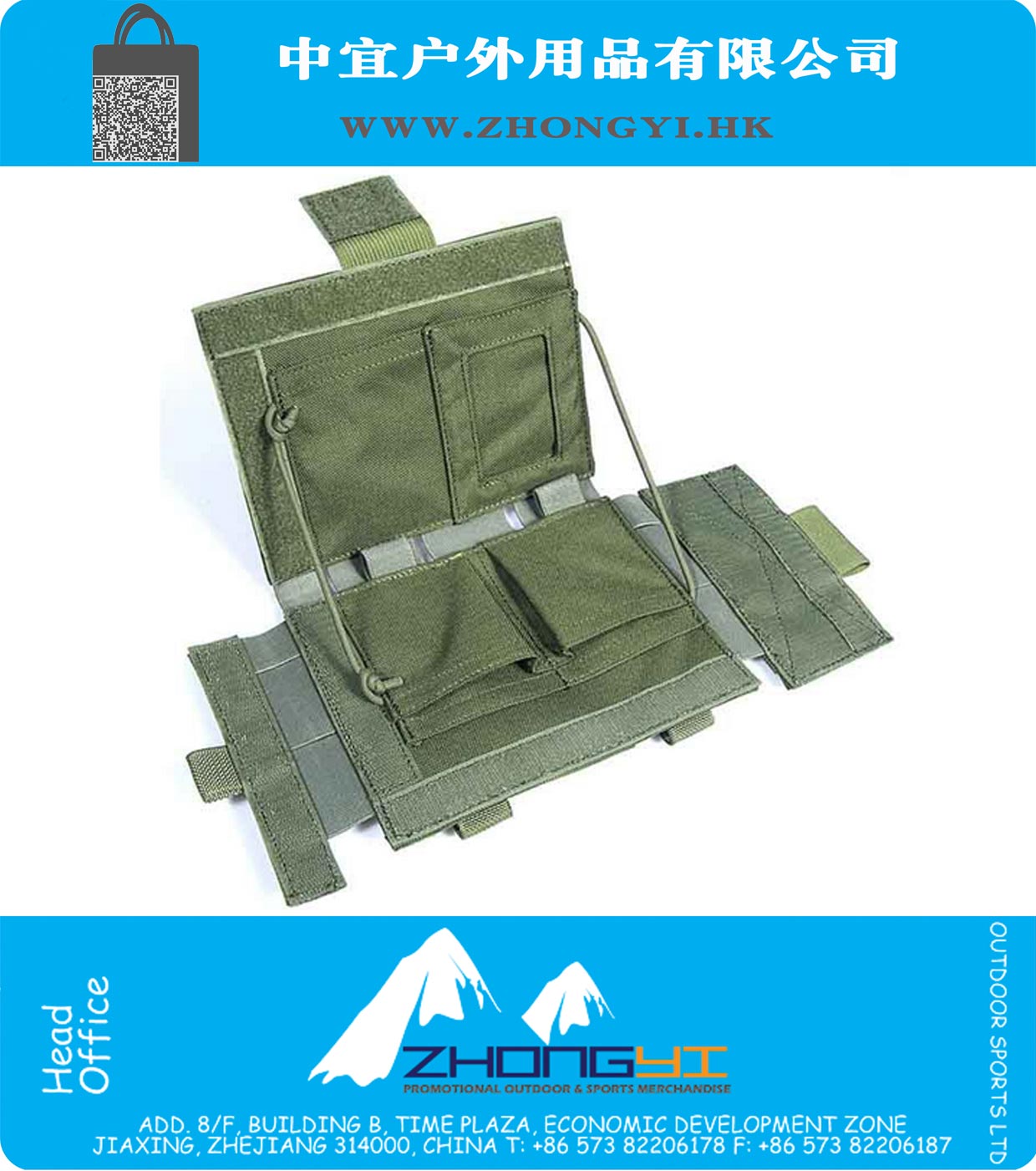 1000D Cordura Waterproof Nylon Tactical Combat Admin Pouch Multifunctional Molle Admin Pouchs Tools Gear Bag