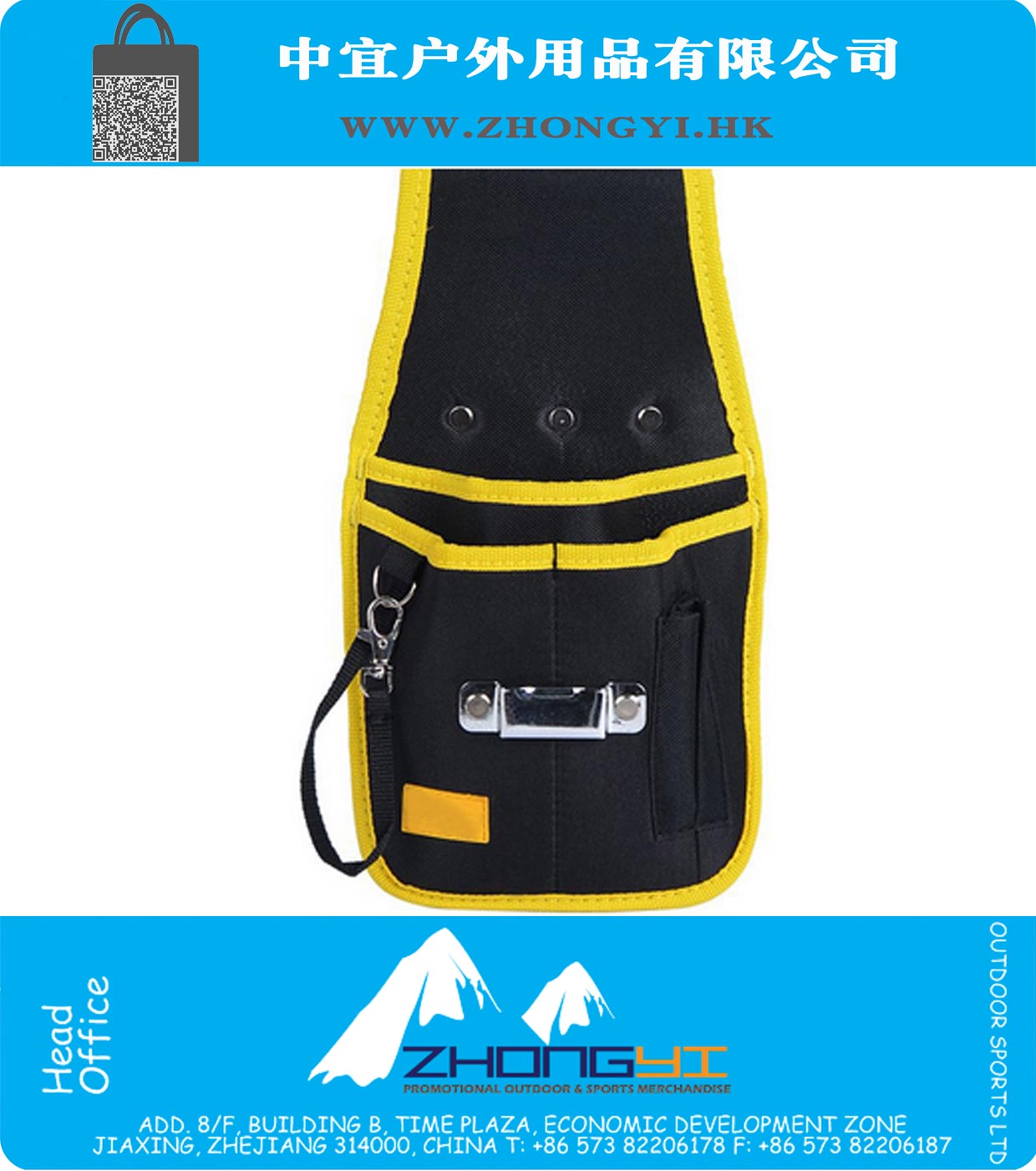 10 Taschen-Werkzeug-Beutel-Satz Stoff Oxford Werkzeugtaschen Unterwassergehäuse Hanging TypeWithout Gürtel