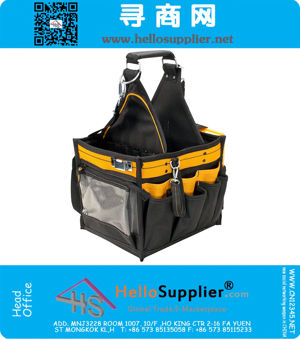11-Inch Electrical and Maintenance Tool Carrier with Parts Tray