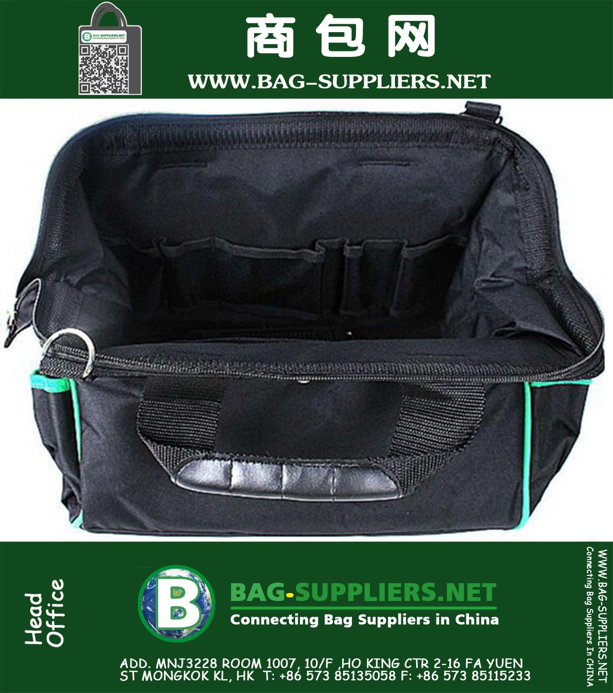 Multi-Functional 7 Pockest 5 Hole Tool Bag