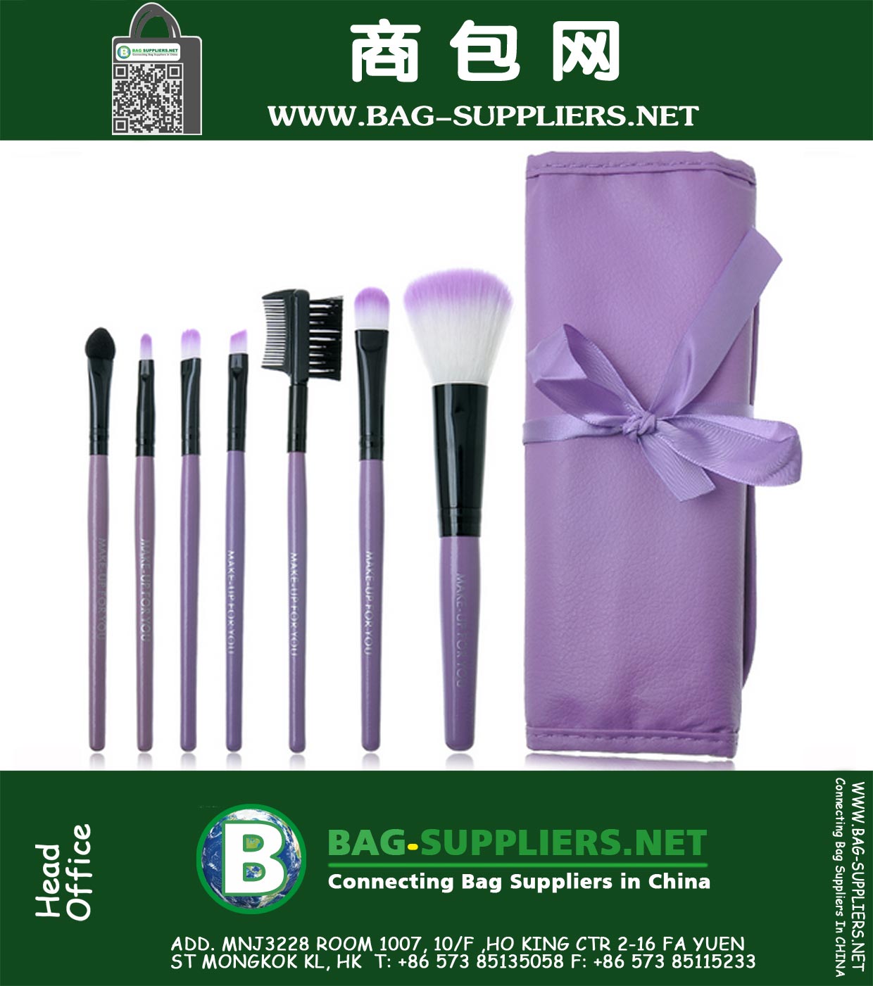 Brushes Makeup Tools Set Kit And Bag Case
