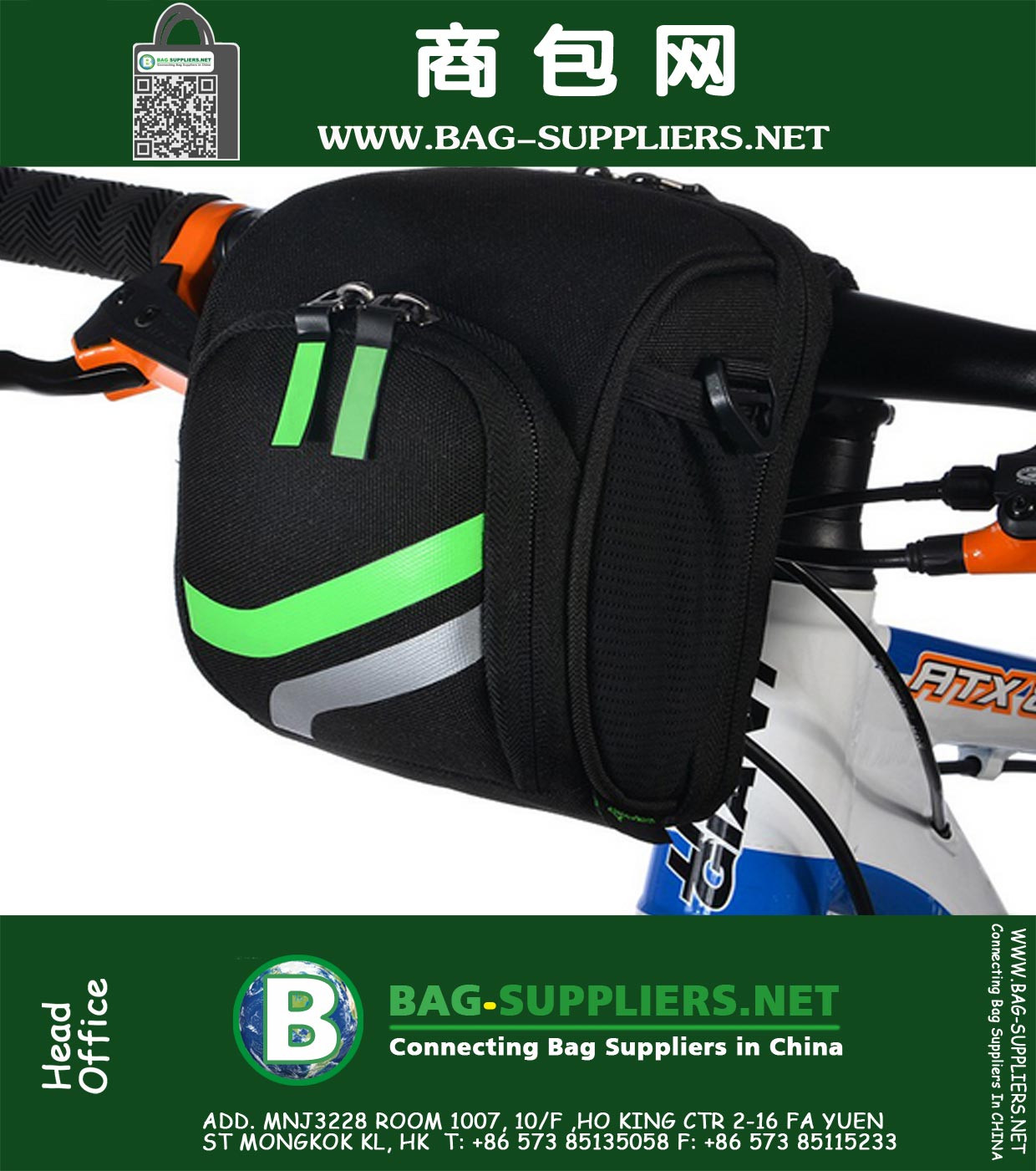Bike Folding Bike Front Bag Bicycle handlebar bag