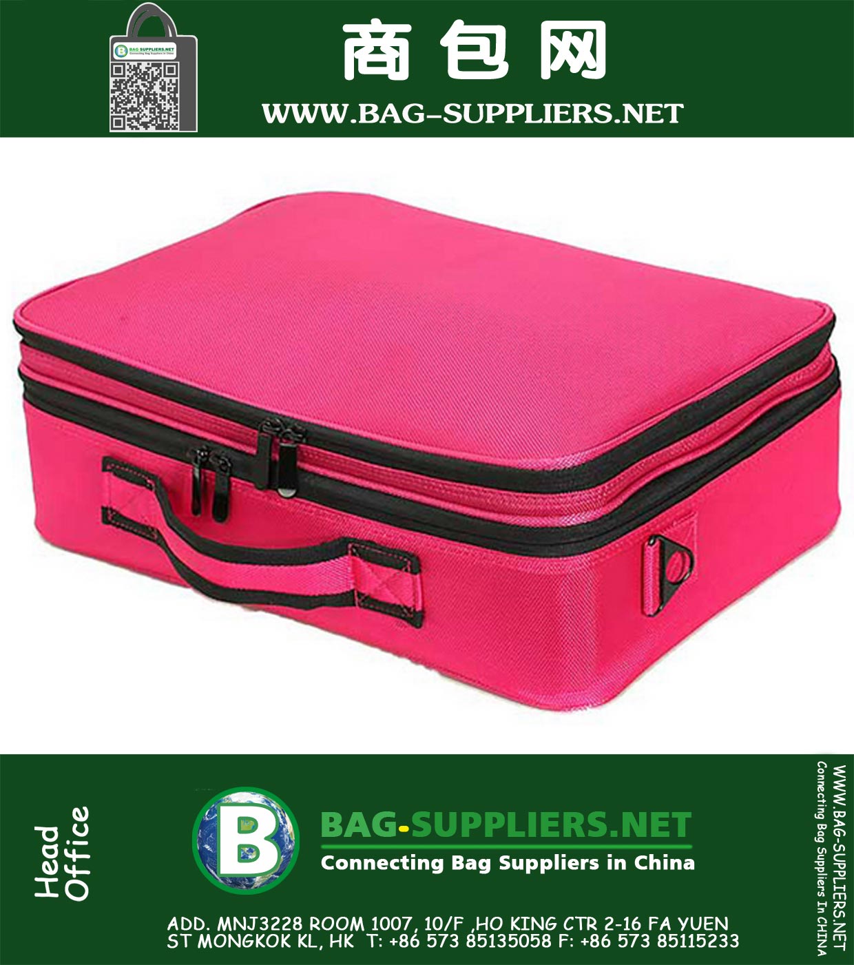 Top End Portable Cosmetic Bag Large Cosmetic Case