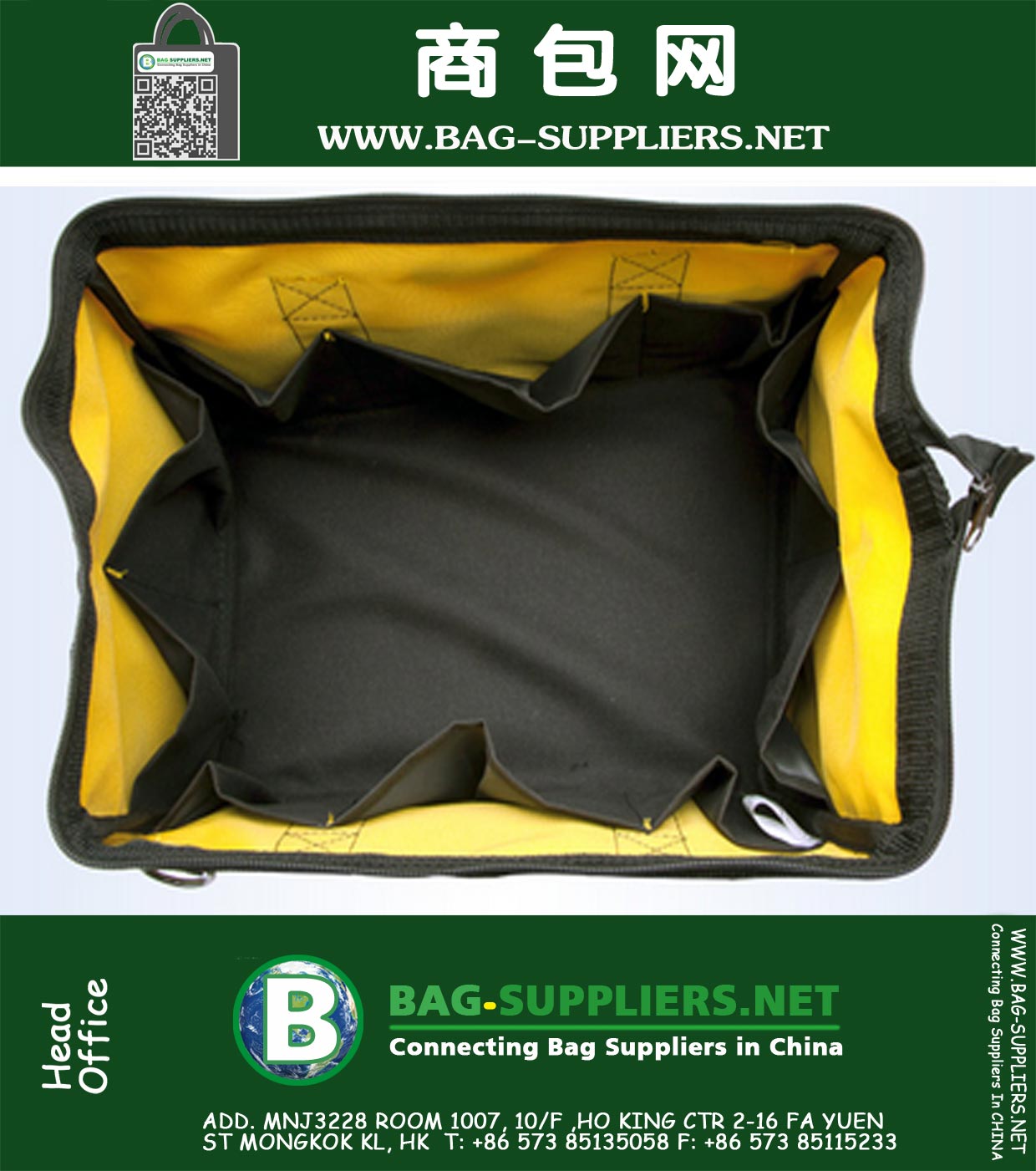 Waterproof durable tool bag 