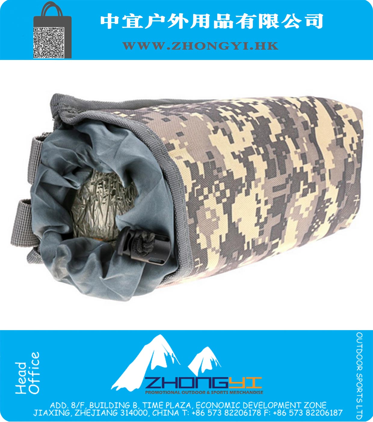 Molle Modular Insulated Heat Cold Water Kettle Bag Pouch
