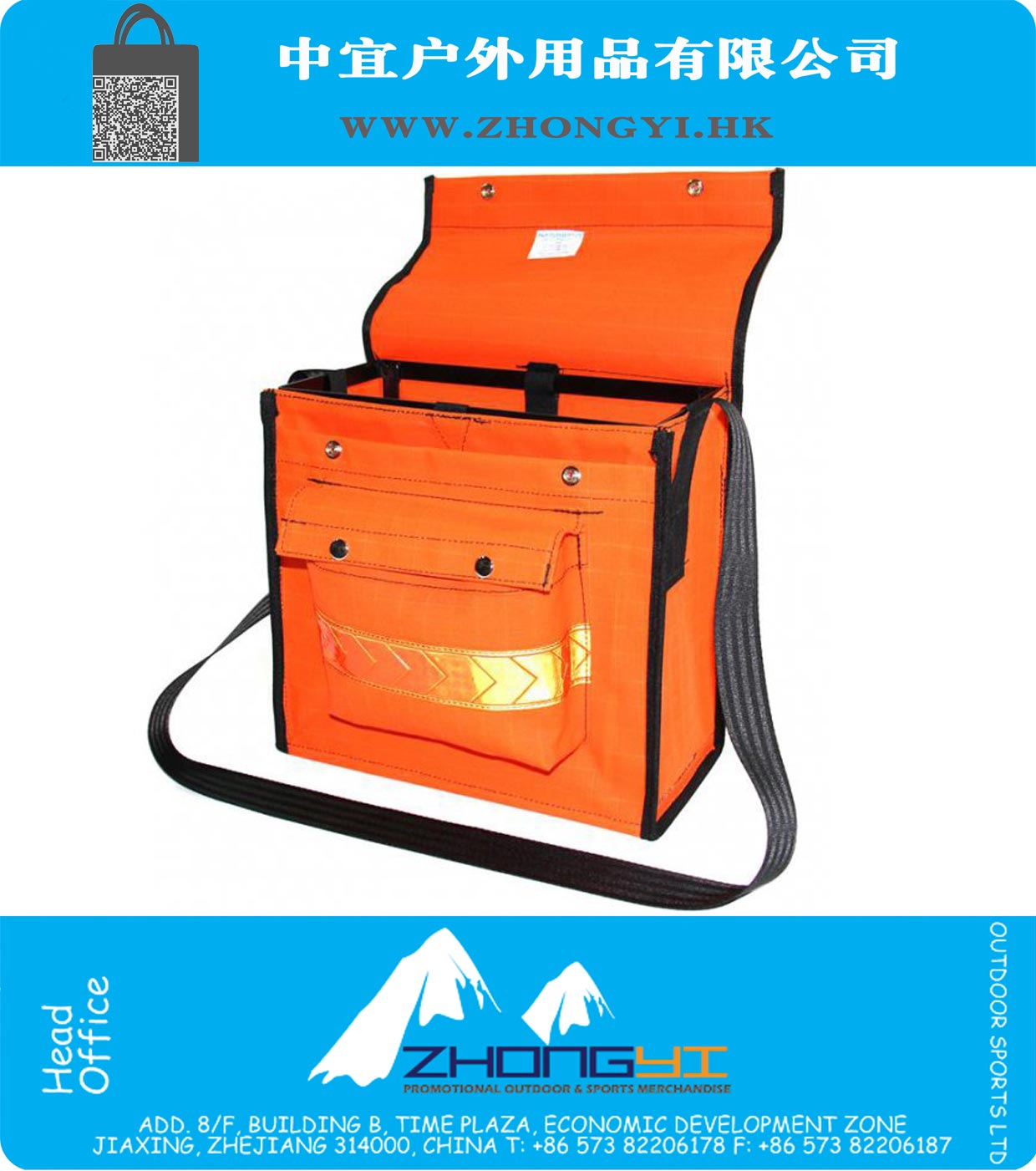 Canvas High Visibility Tool Bag With International Metal Frame