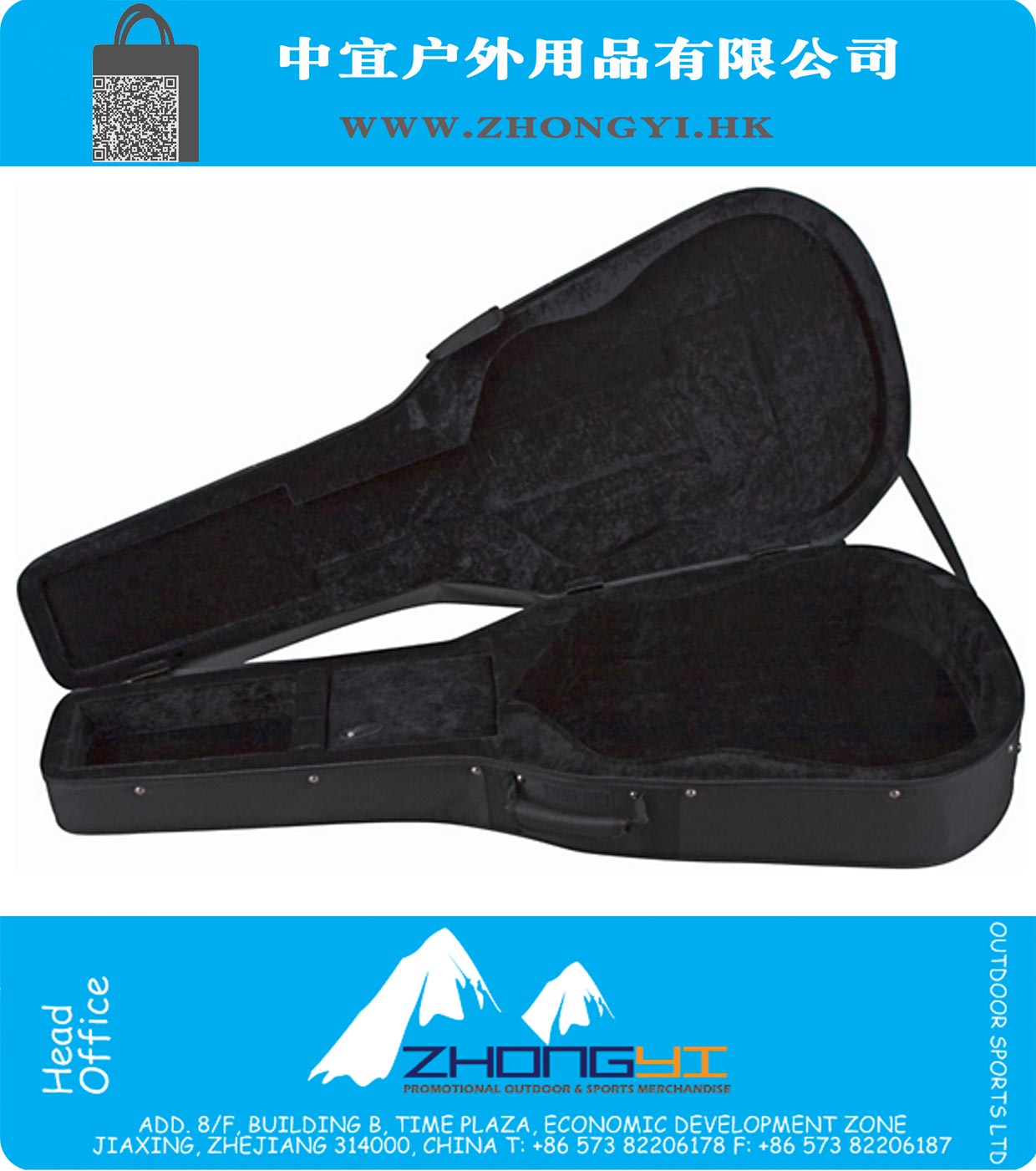Guitars Lightweight Case for Folk and Parlor Size Guitars  
