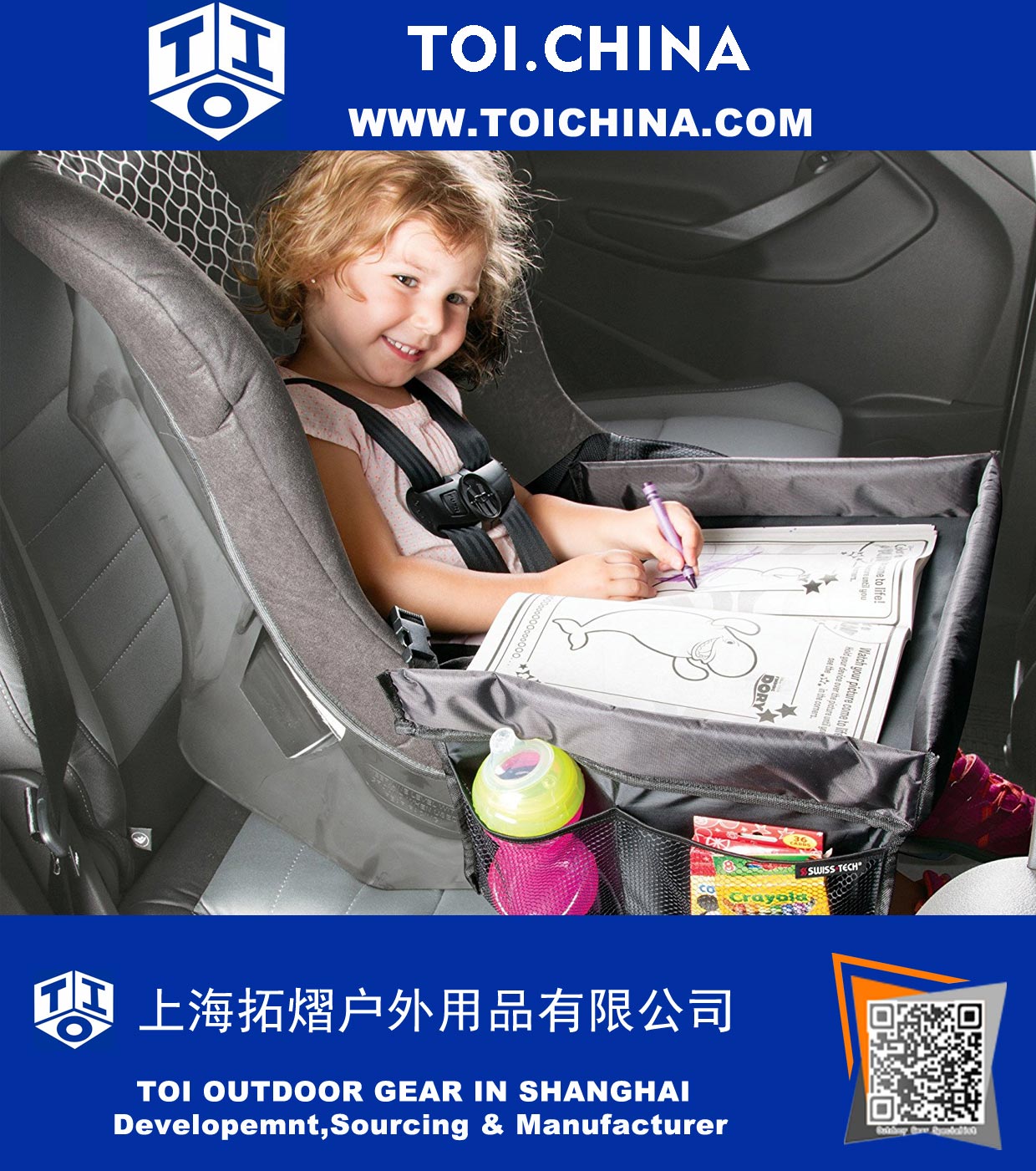 Travel Tray for Car Seat 