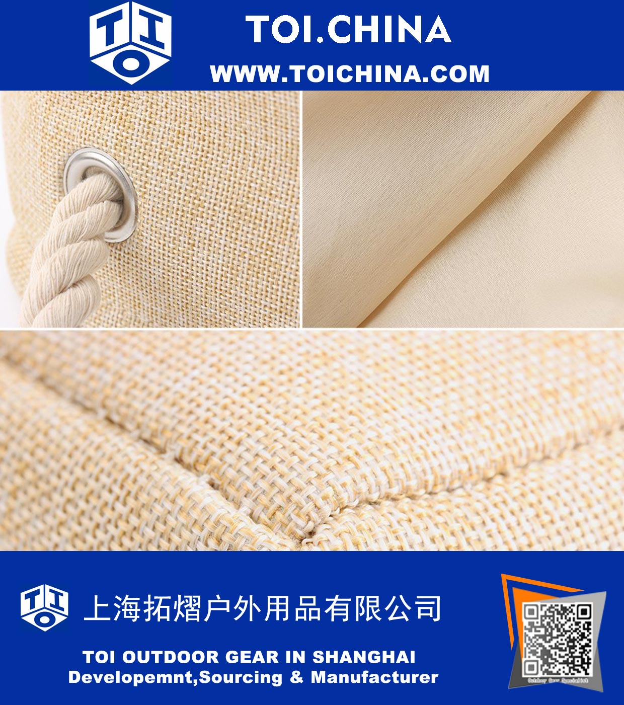 Linen Cloth Storage Bins