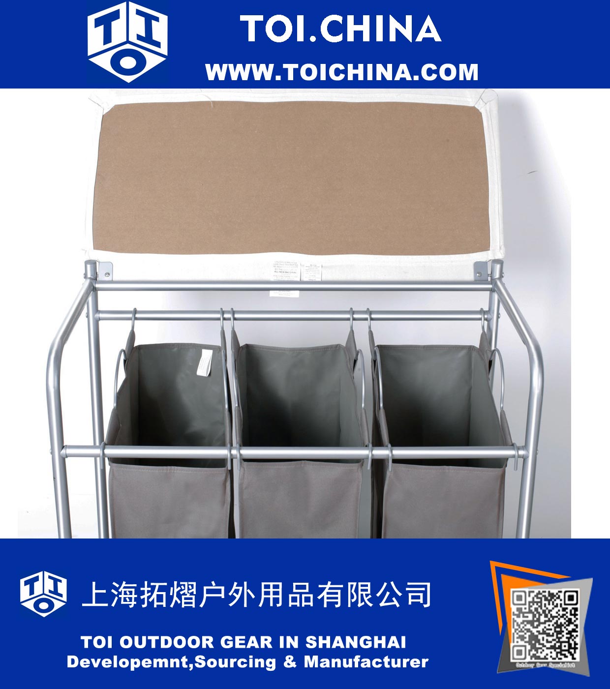 Foldable Laundry Sorter with Ironing Board
