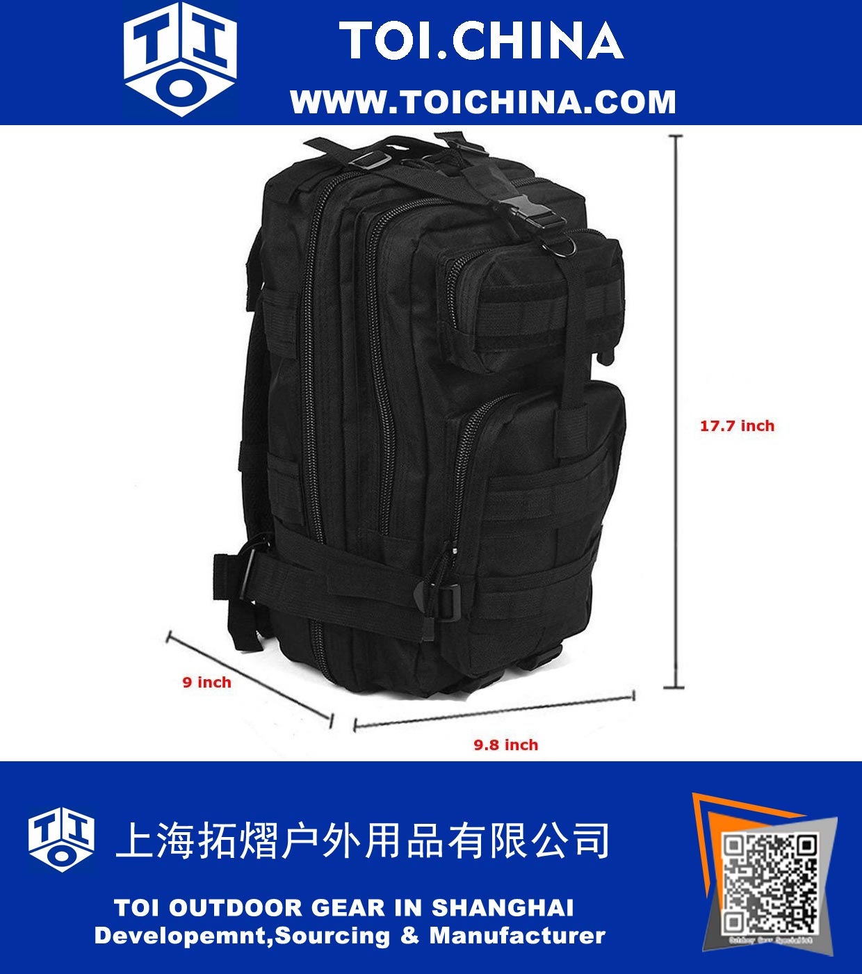 Military Style Tactical Backpack 