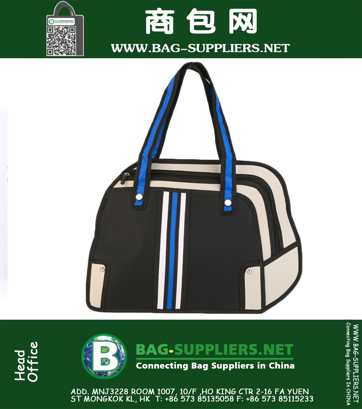 2D Drawing Cartoon Paper Bag 3D Handbag Bag 3D Totes Bag