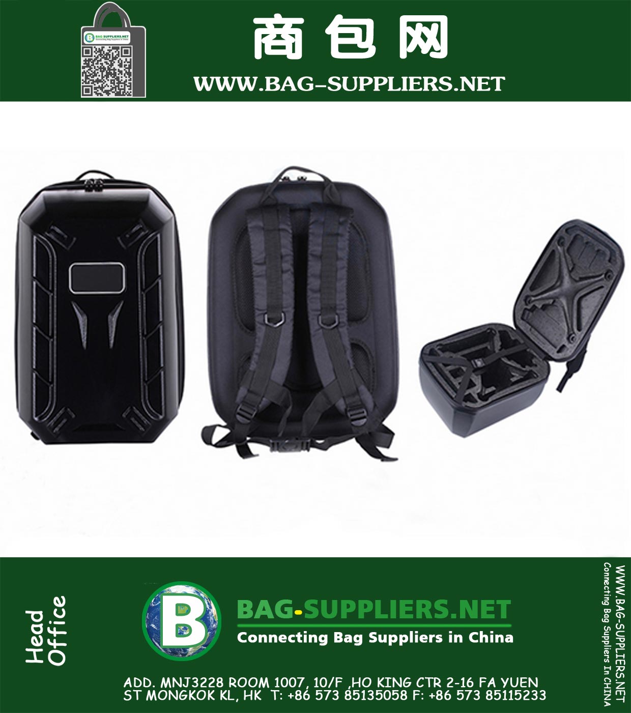 3 standaard geavanceerde en professionele En Phantom 4 Hardshell Rugzak Waterdichte schouder Carry Case Hard Shell Box