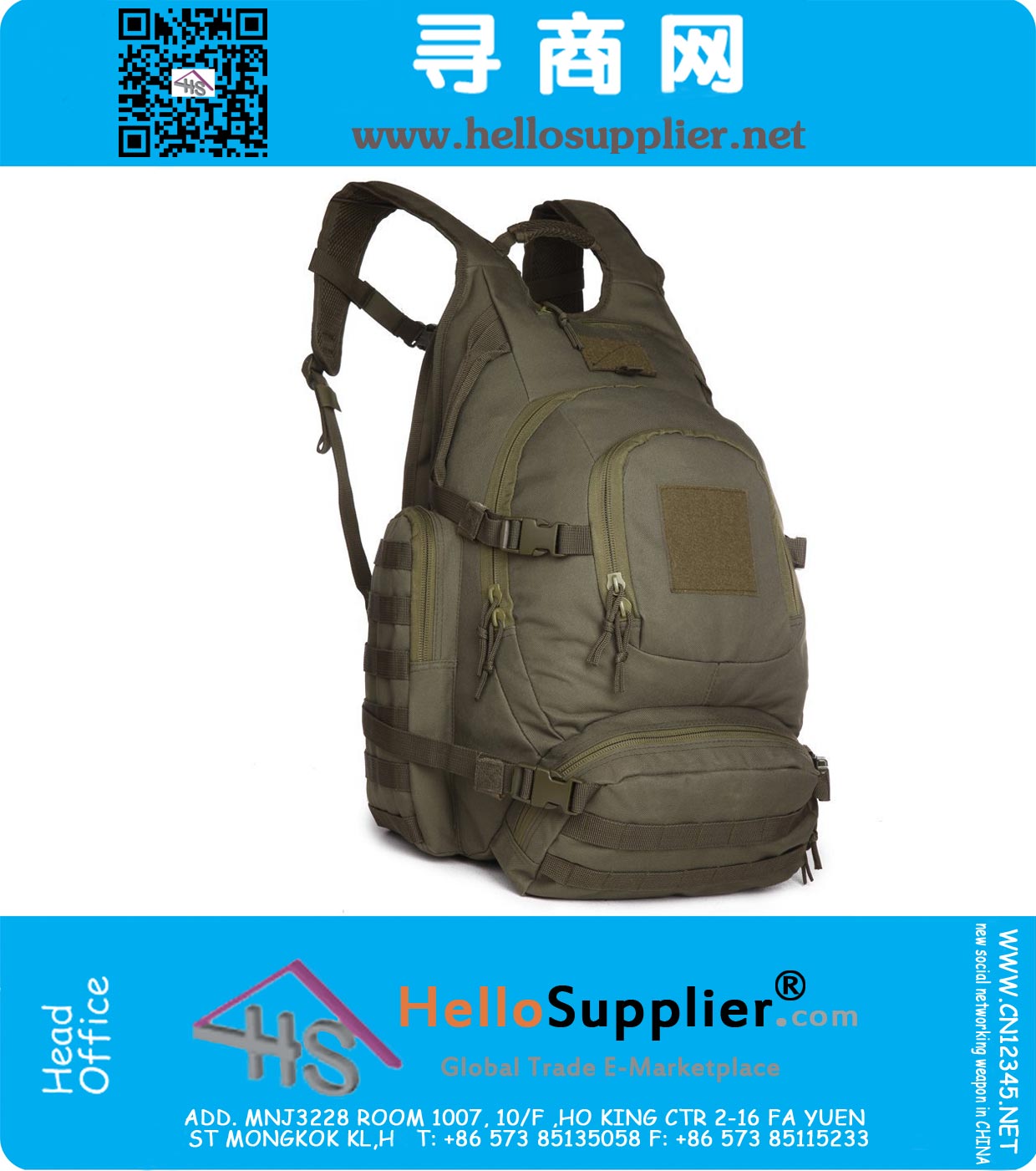 40L Urban Go Pack Sport Outdoor Military Rucksacks Tactical Molle Backpack Camping Hiking Trekking Bag