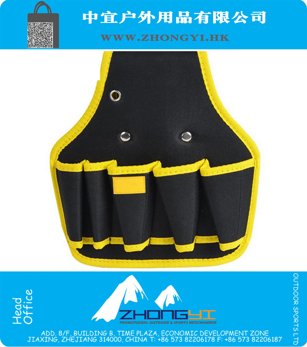 5 Waterproof Case ferramenta de bolso saco eletricista Tool Set Tecido Oxford Bolsa de suspensão Tipo de alforje para Cinto de Ferramentas
