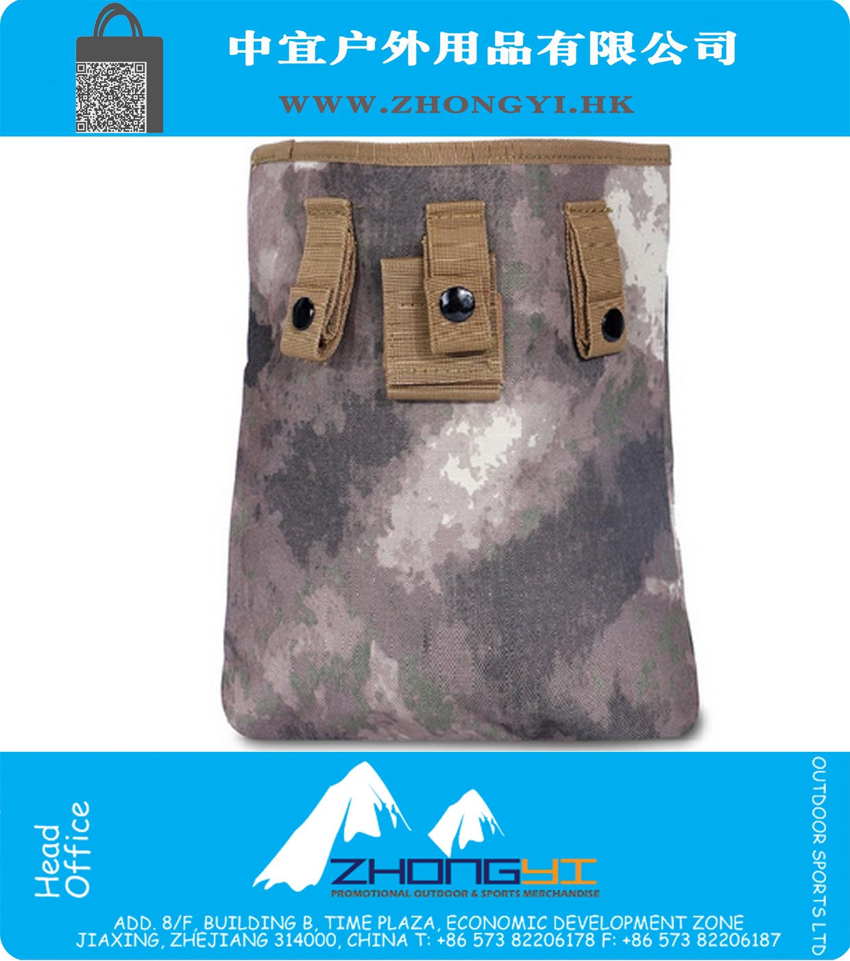 CS Force Military Molle Belt Magazine Dump Drop Pouch Waterdichte Hunting Pouch Large Accessory Bag