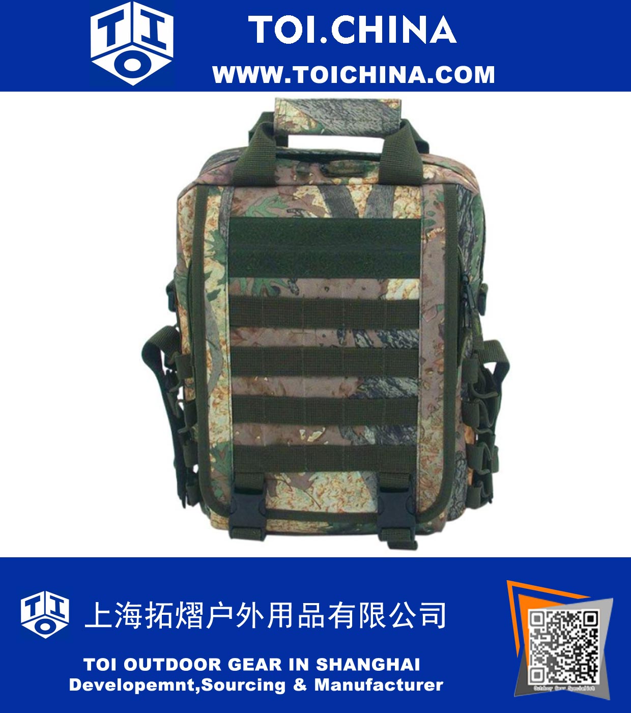 Camo Water-Resistant Tuff Tactical Backpack