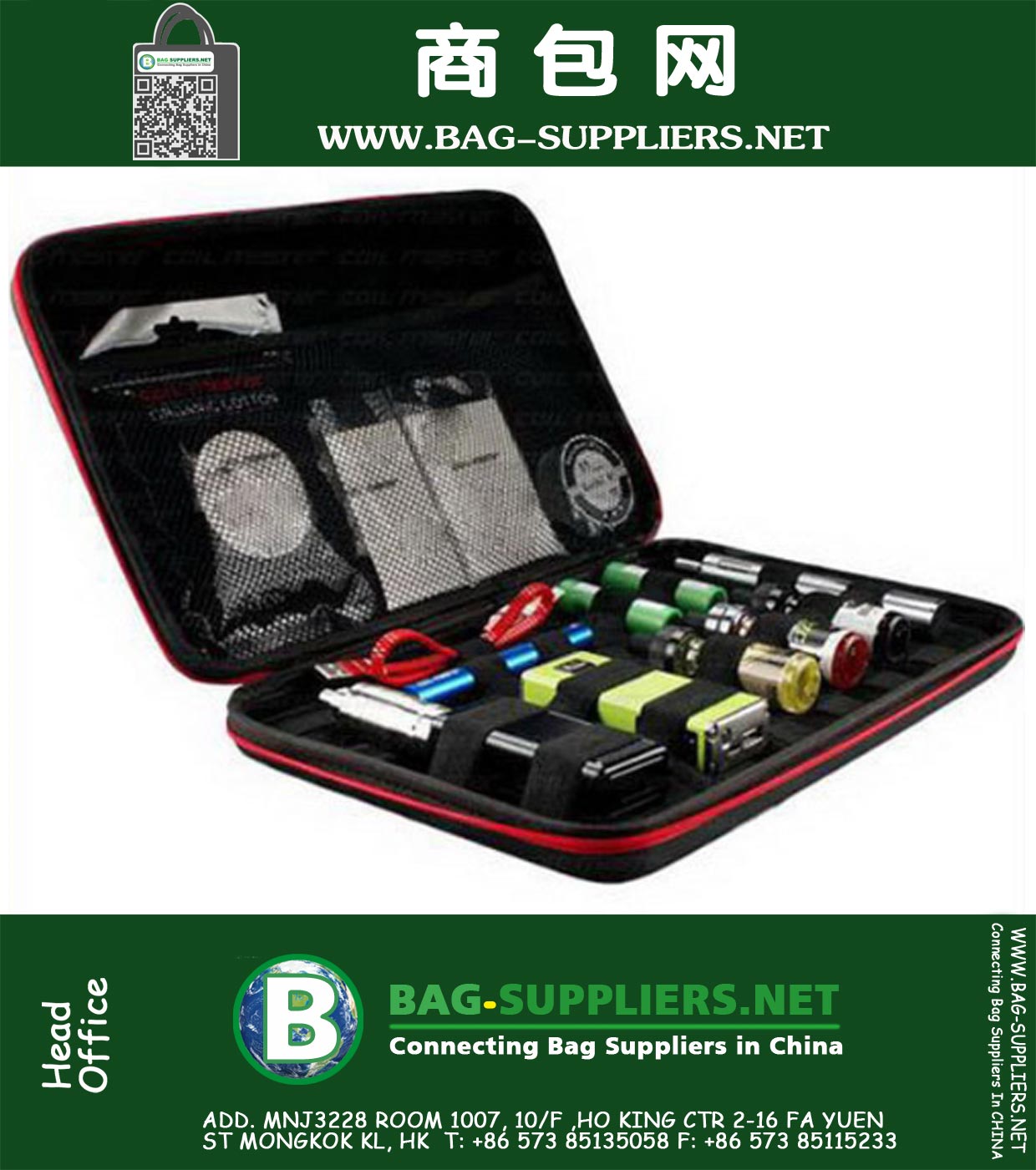 Sigaret draagtas DIY Tool Portable Vape Case voor e vloeistof spoelen draad katoen Coil jig mechanische mod doos Tool Kit