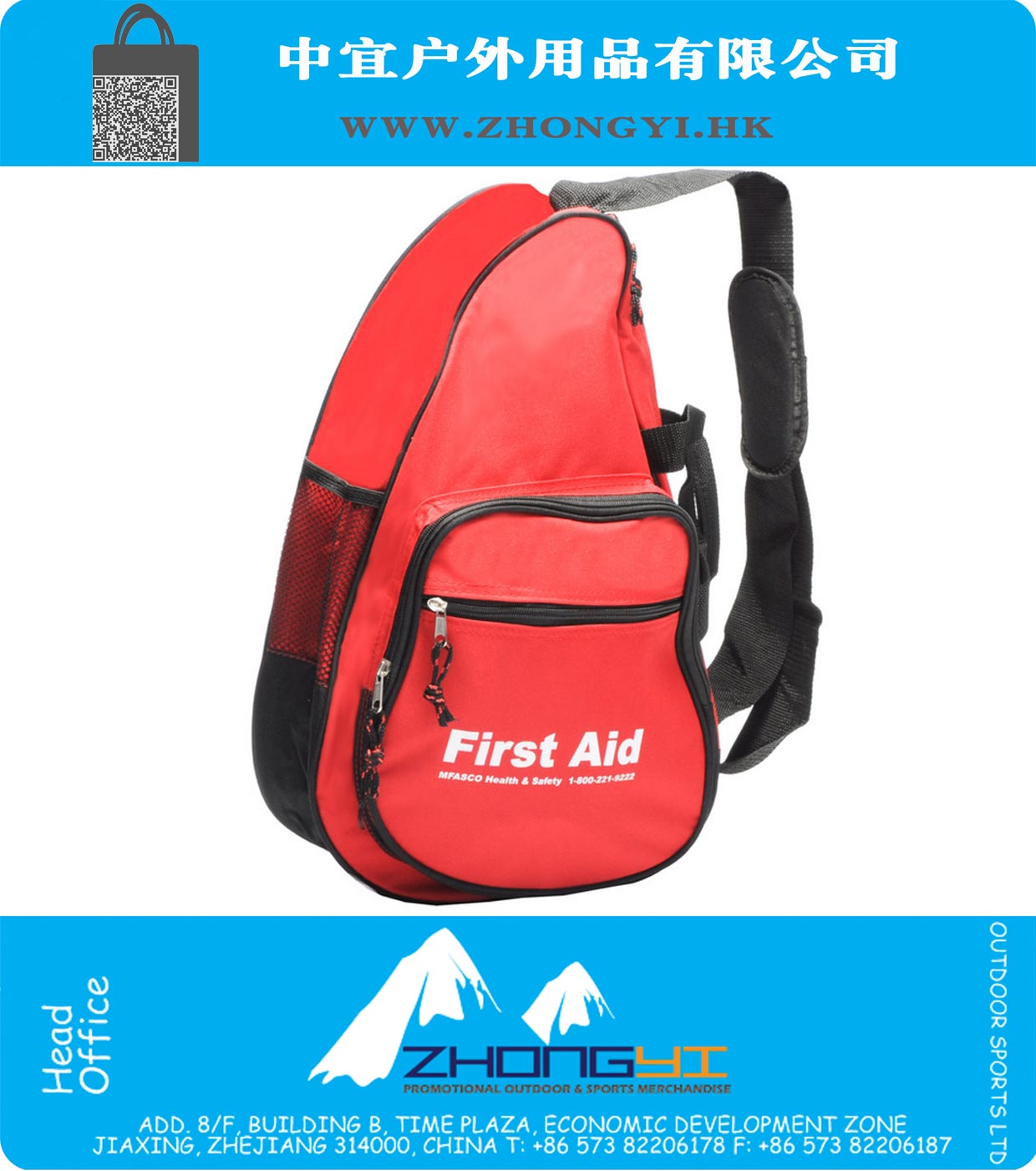 First Aid Bag Sling Back Deluxe Leeg