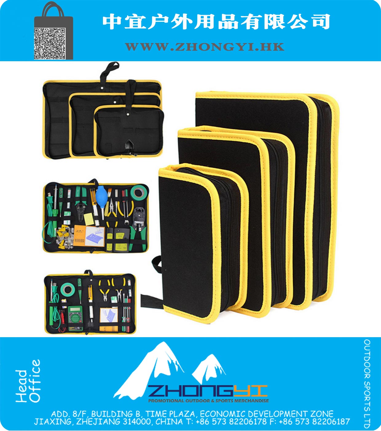 Hardware Toolkit Storage Gereedschap Bag Oxford Fabric Pouch Carrier Handbag Case