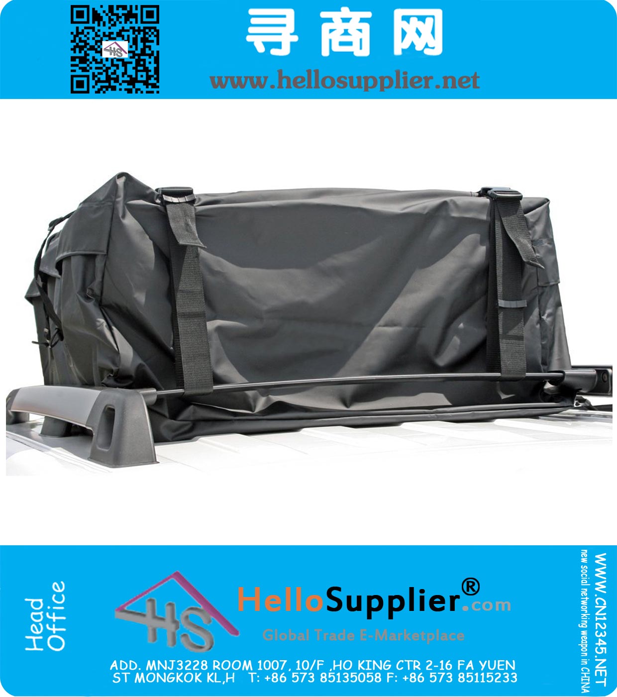 Large Waterproof Flexible Vehicle Cargo Rack Storage Bag