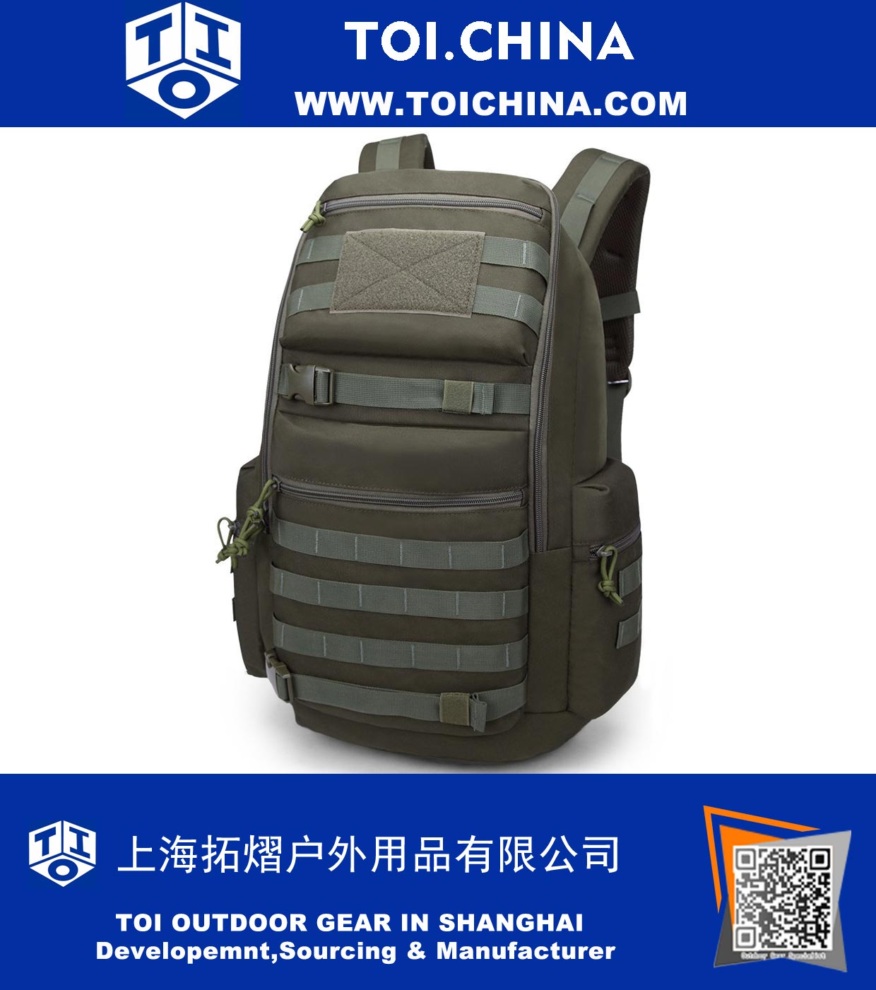 Militärrucksack Tactical Molle Rucksack Bug Out Bag Rucksack für Schule Jagd Camping Wandern Shotting Trekking Bag