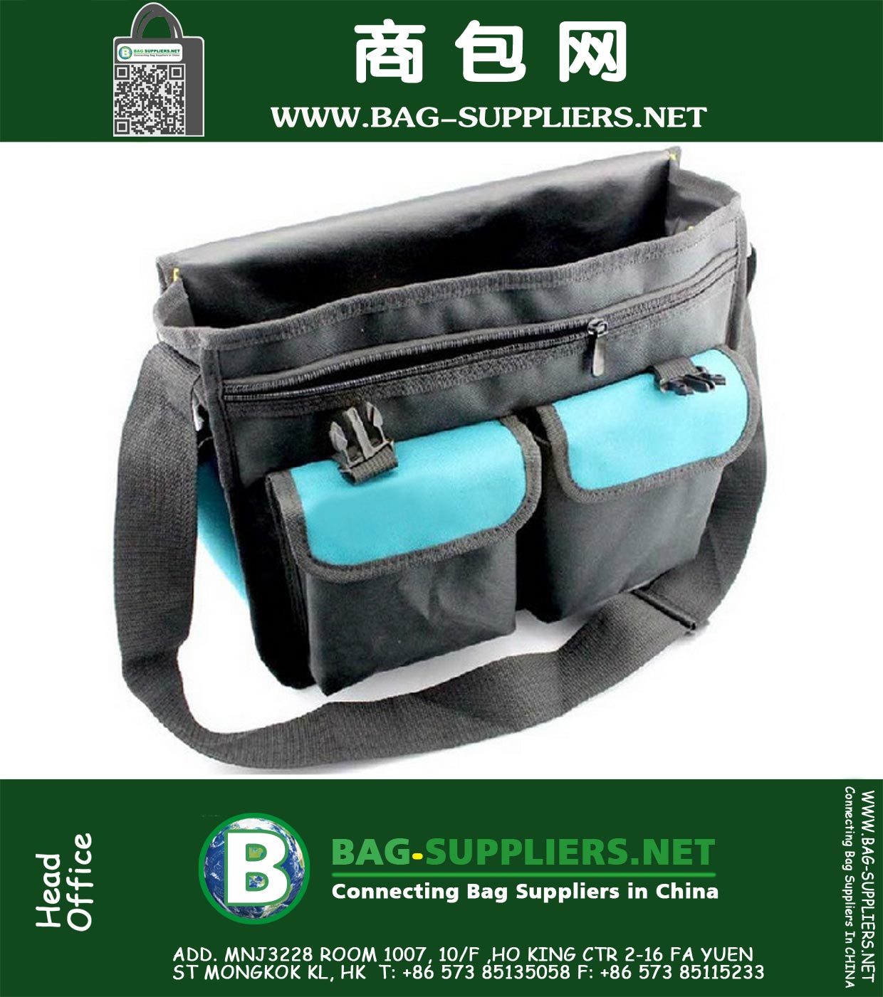 Multifunctional durable electrician storage tool bag tools kit