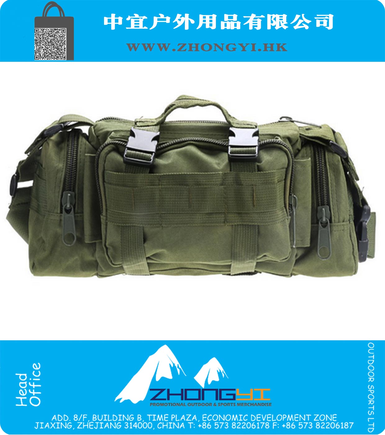 Tactical Molle Sports Bag Single Shoulder Bag Backpacking For 3 Day Assault Pack
