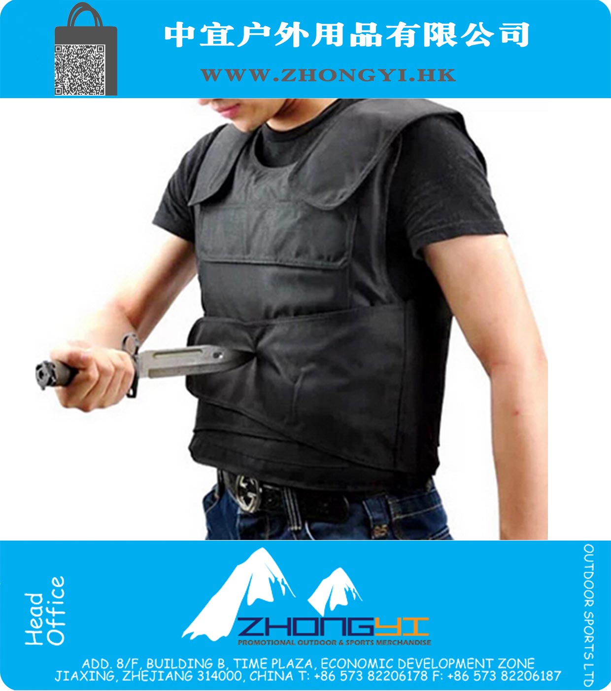 Tactical Vest Men Stab coletes anti ferramenta personalizada versão à prova de balas placa colete facada equipamentos de serviço exterior de auto-defesa