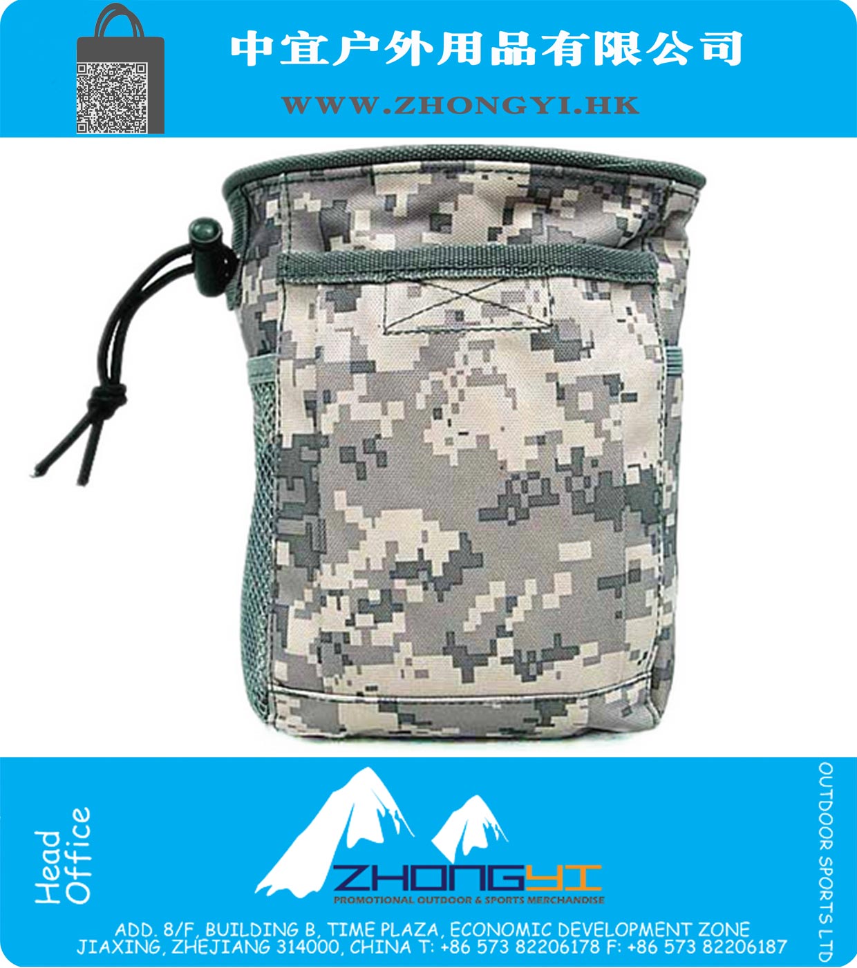 Tactical gereedschapstas Molle Magazine pouch bag Mag NVG Tool Drop Pouch Bag BK OD Digital Camo Desert Woodland Pouch