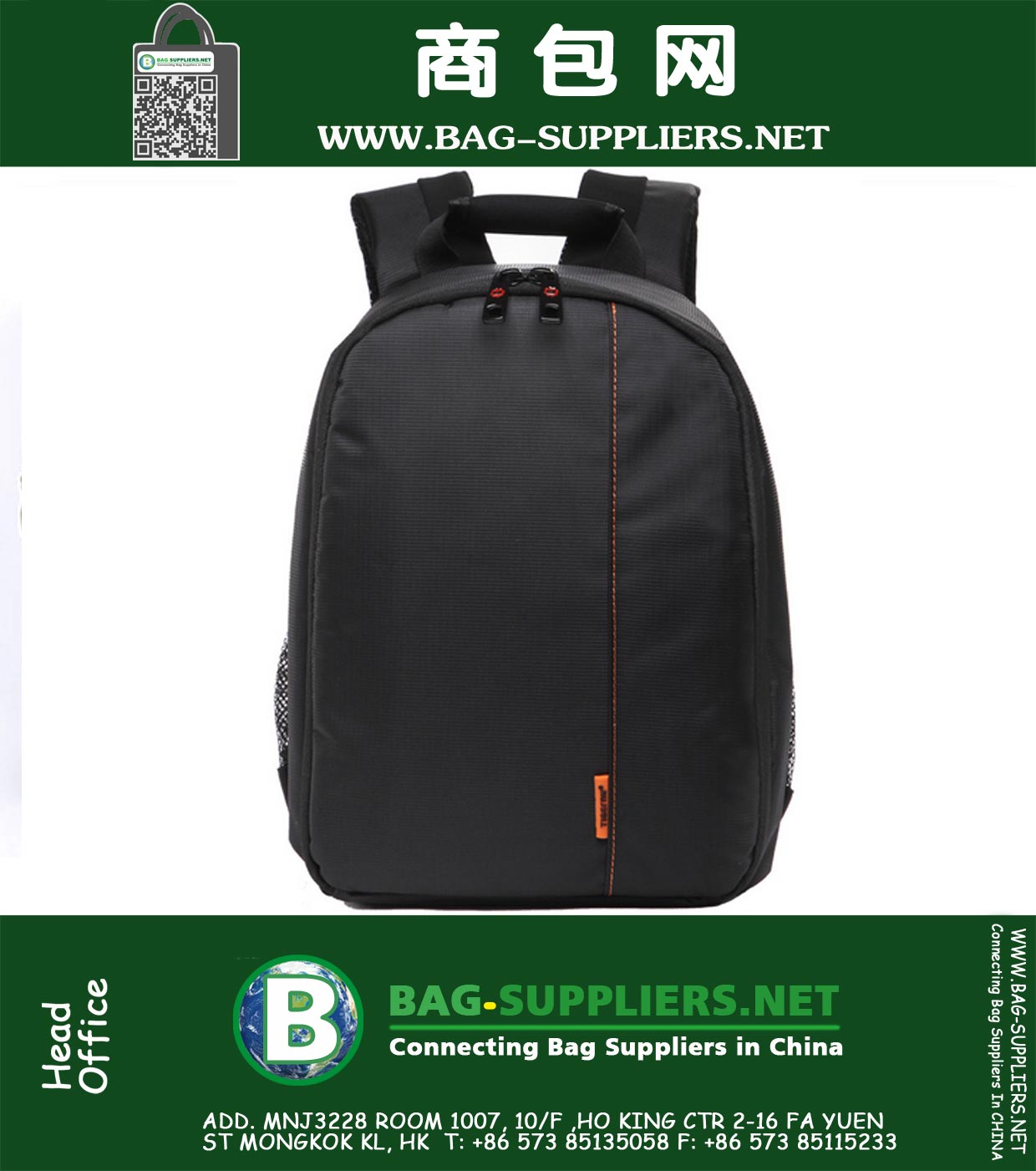 Médio saco impermeável para Camera Bolsa Marca Designer DSLR Camera Backpack Professional Digital Camera Case Bag