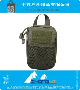 Herramienta EDC 1000D Molle accesorio al aire libre de la bolsa táctica militar de la cintura bolsa de teléfono Paintball Utilidad paquete de primeros auxilios bolsa