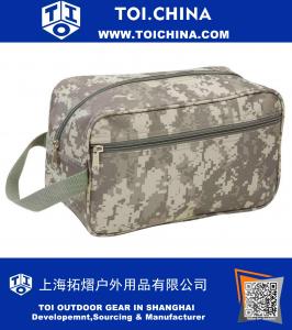 11 Inch Green Camo Travel Water Resistant Toiletries Bag Mens Toiletry Shave Kit