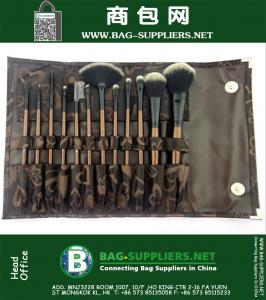 12 Pieces Comestic Heart Pattern Bag Professional Makeup Accessories Brushes Tools Foundation Brush Sets And Kits