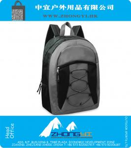 17 Inch Bungee Front Pocket Backpack