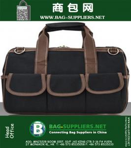 17 Inch Multifunctional Electrical Bag Tools Oxford Waterproof Fabric Bag Electrician Canvas Tool Bag Toolkit Shoulder Bags
