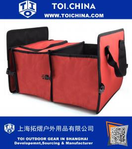 2 in 1 Car Boot Organiser Shopping Tidy Heavy Duty Collapsible Foldable Bag