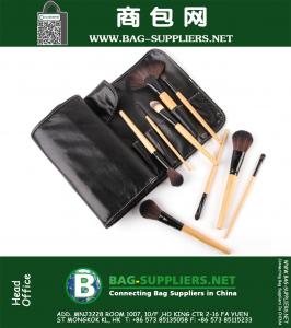 32 PCS Cosmetic Facial Make-up Brush Kit Make up Brushes Tools Set With Leather Case Professional Makeup artist Used Brushs