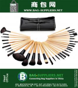 32 pcs makeup brush Sets Professional 32 Cosmetics Brushes Make Up Tools makeup brush Kit with Black Pouch Bag