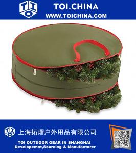 36-Inch Double-Sided Holiday Wreath Storage Bag