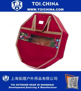 36 Inch Holiday Structured Wreath Storage Bag