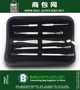 5 pcs Blackhead Acne Comedone Pimple Blemish Extractor Remover Stainless Tool Kit