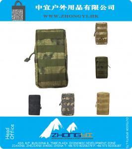 600D Molle Utility Tactical Arny Airsoft Vest Bolsa portátil exterior Caça Nylon Ferramentas Duráveis ​​Diversos Zipper Bag