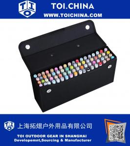 72 Marqueurs Piece de transport Porte-vide de cas pour Copic Prismacolor tactile Spectrum Noir Marqueurs de peinture