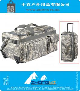 Lu Jun dijital kamuflaj askeri sefer 30 inç tekerlekli çantalar