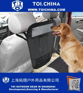 Auto Pet Barrier With 3 Pockets Organizer, Easy Install Car Pet Barrier, Travel Safety