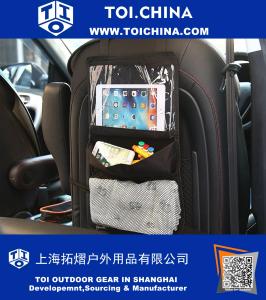 Backseat Organizer Car Storage Organizer -Convenient iPad Holder for Kids to Watch Movies -Protected Car Seats from Dirt and Damage