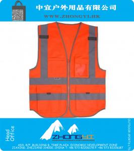 Building construction vest safety Hi vis vest workwear clothing safety reflective vest construction vest