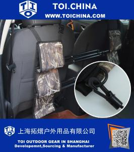Gun Siège avant Dossier voiture Sling Organisateur Rifle rack pour Pocket chasse camouflage extérieur poche Hanger support Holder