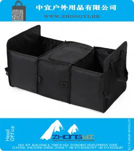 Carro Multipurpose Storage Bag Trunk Organizer dobrável para caixa da carga inicial SUV Van Veículo Durable
